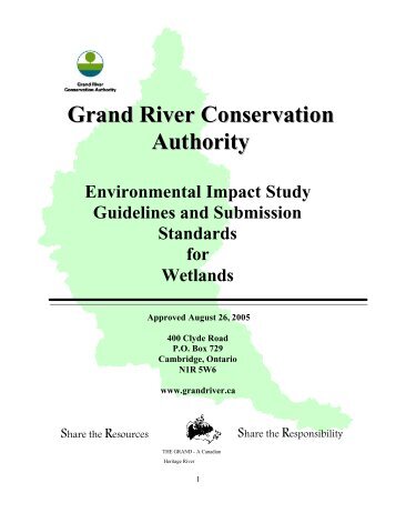 EIS Guidelines - Grand River Conservation Authority