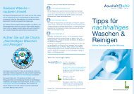 Tipps fÃ¼r nachhaltiges Waschen & Reinigen - haushalt.aktiv