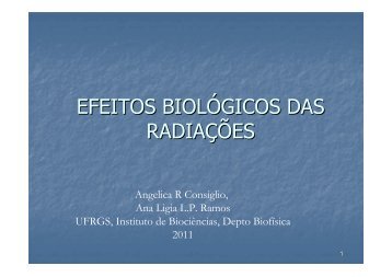 Efeitos BiolÃ³gicos - ILEA - Ufrgs