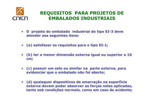 TRANSPORTE DE MATERIAIS RADIOATIVOS - ILEA