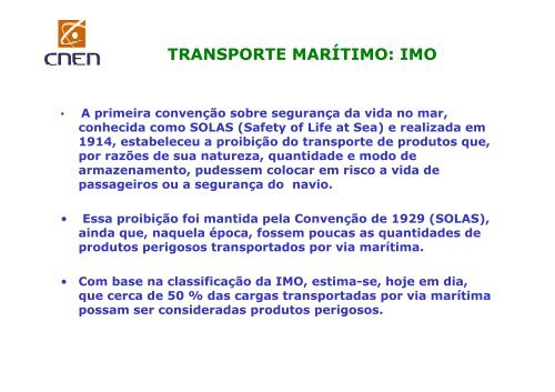 TRANSPORTE DE MATERIAIS RADIOATIVOS - ILEA