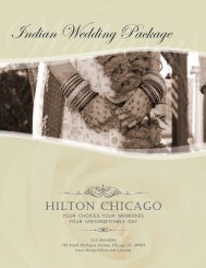 Indian Wedding Package - Hilton