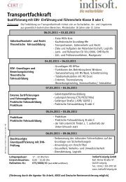 Transportfachkraft - indisoft