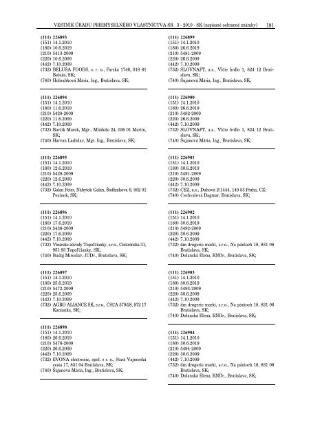 PDF (2,4 MB) - Ãrad priemyselnÃ©ho vlastnÃ­ctva SR