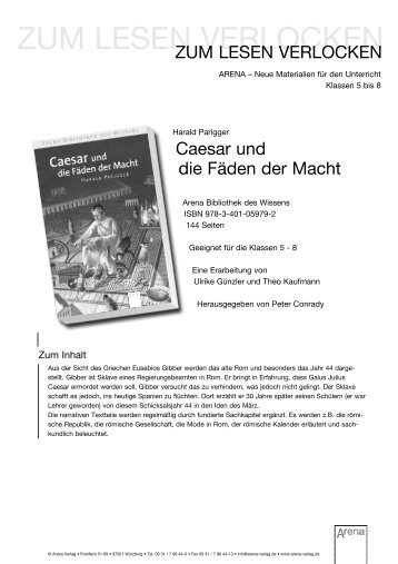 Caesar und die Fäden der Macht - ARENA Verlag