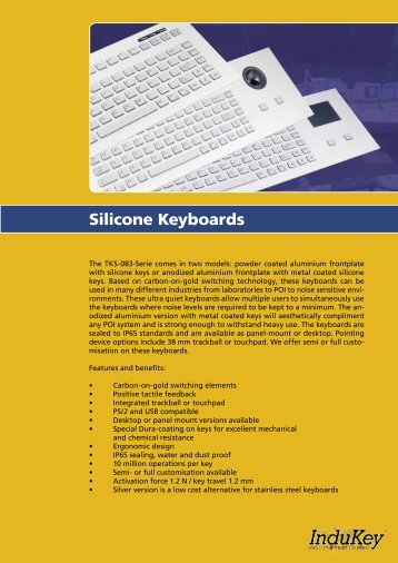 Silicone Keyboards - InduKey