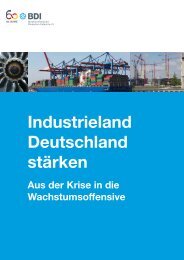 BroschÃ¼re Industrieland Deutschland stÃ¤rken - BDI