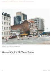 Venture Capital für Tante Emma - Brand Eins