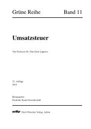 Umsatzsteuer - Erich Fleischer Verlag