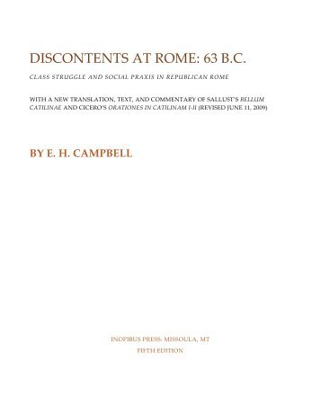 discontents at rome - San Francisco Bay Area Independent Media ...