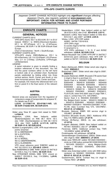 How To Update Jeppesen Charts