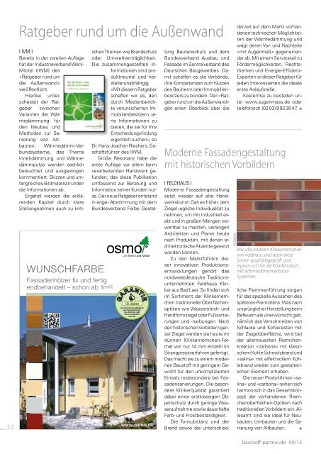 Das Fachmagazin für Handel und Handwerk September 2013