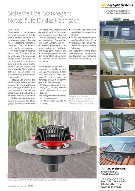 Das Fachmagazin für Handel und Handwerk September 2013