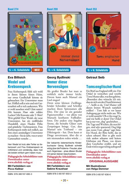 Download Taschenbuch Gesamtverzeichnis als PDF - Obelisk Verlag