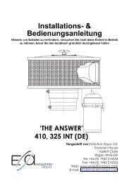 Installations- & Bedienungsanleitung - KoiCompetence