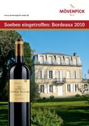 Soeben eingetroffen: Bordeaux 2010 - Mövenpick Wein