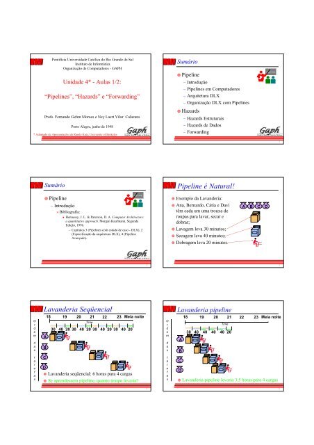 Slides sobre Pipeline (PDF)