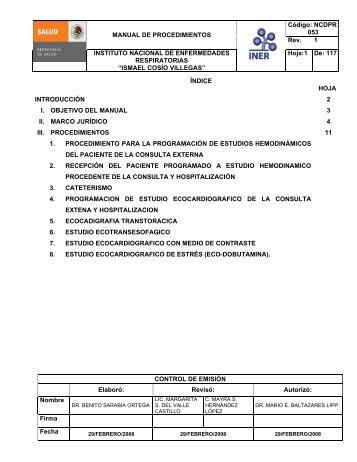 CÃ³digo: NCDPR 053 MANUAL DE PROCEDIMIENTOS Rev. 1 ...