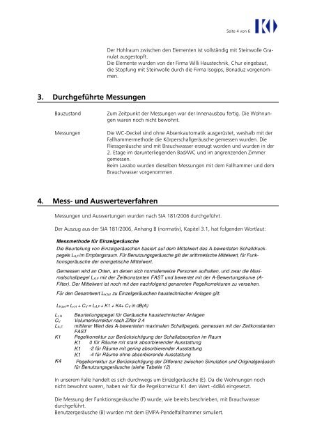 Download Messprotokoll - Scartazzini Sanitär Systeme AG