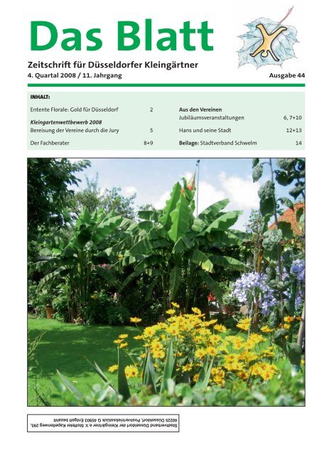 200804 Verein der Gartenfreunde eV Schwelm
