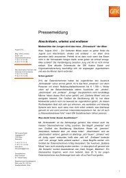 Pressemeldung - GfK Austria Home