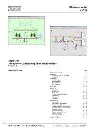 Klimacomputer CC600 VisuRAM ... - GEA Klimatechnik