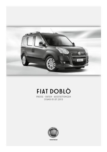 Preisliste Fiat Doblò