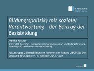 Vitale Teilhabe – Kennzeichen gelingender Basisbildung? - ISOP