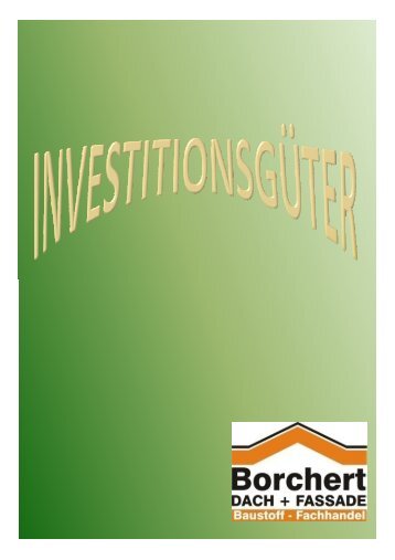 INVESTITIONSGÜTER-Katalog 2010
