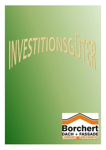 INVESTITIONSGÜTER-Katalog 2010