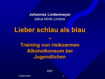 Lieber schlau als blau - - Über die BLS