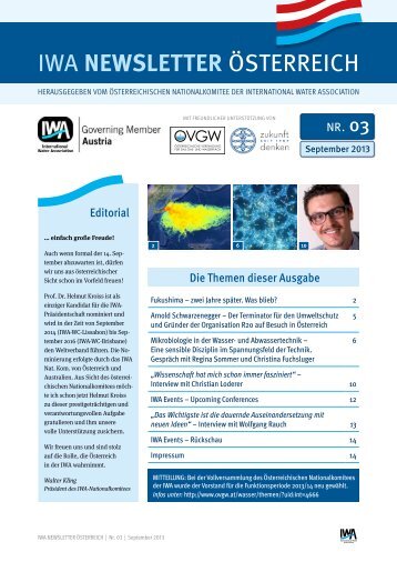 iwa newsletter österreich - Österreichische Vereinigung für das Gas