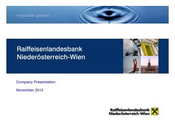 Raiffeisenlandesbank Niederösterreich-Wien