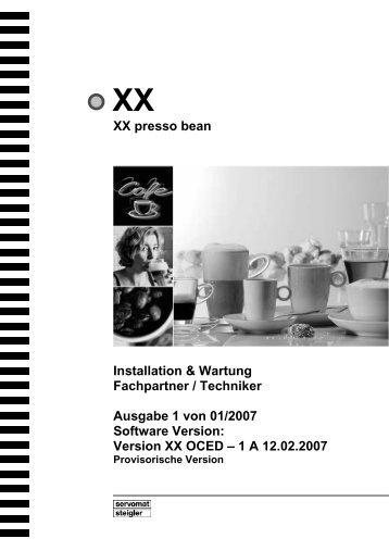 Version XX OCED – 1 - servomat steigler