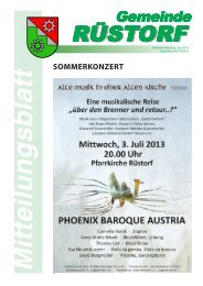 Gemeindezeitung 02/2013 (3,0 mb) - Gemeinde Rüstorf