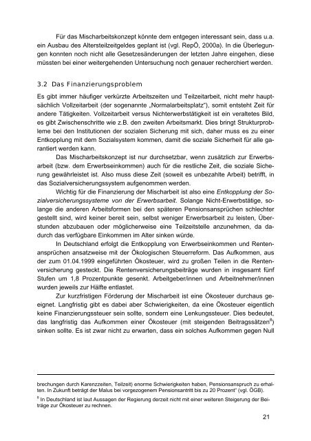 Mischarbeit in Österreich und Deutschland - SERI