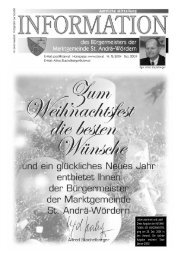 Amtsblatt 13/2004 - Marktgemeinde St. Andrä-Wördern