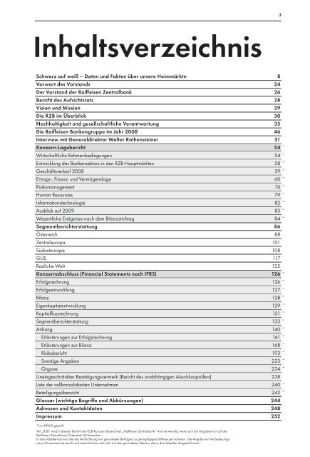 Geschäftsbericht - Raiffeisen Zentralbank Österreich AG