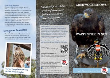 Wappentier in not GreifvoGelshoWs - Vier Pfoten