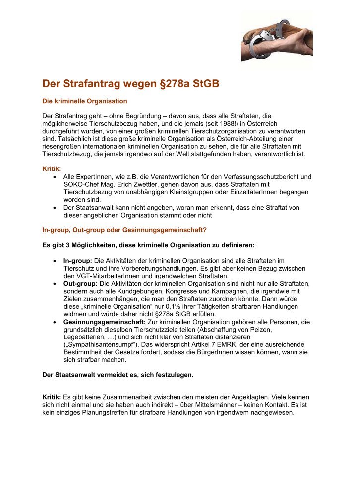Strafantrag Magazine Strafantrag Magazine