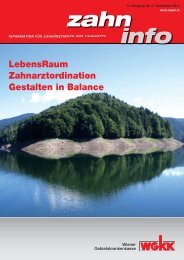 Zahn Info September 2011 - Wiener Gebietskrankenkasse