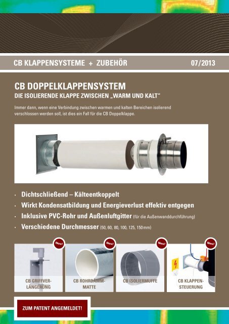 CB Aluflexrohr Standard farbig beschichtet grau Ø 50 mm