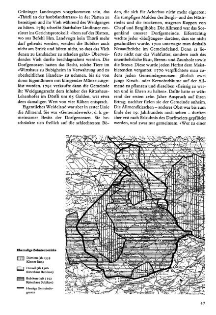 Gemeinden entstehen - Gemeinde Bubikon online