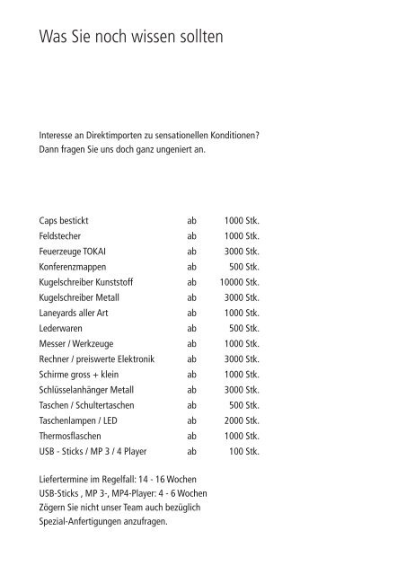 Top Werbeartikel - Bürgin Consumer Goods