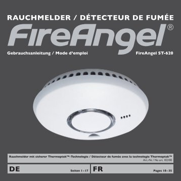 Gebrauchsanleitung FireAngel ST-620 - Hauser Feuerschutz AG