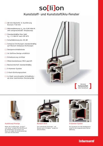 Kunststoff- und Kunststoff/Alu-Fenster - Fenster-Center Reinach