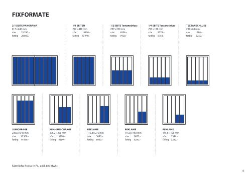 FuW Tarif 2014 - Finanz und Wirtschaft