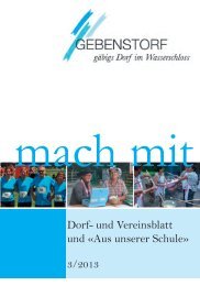 Mach Mit 3/2013 - Gemeinde Gebenstorf