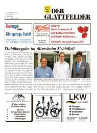 vom 11. Juli 2013 [PDF, 2.00 MB] - Glattfelden