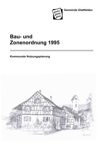 Bau- und Zonenordnung 1995 - Glattfelden